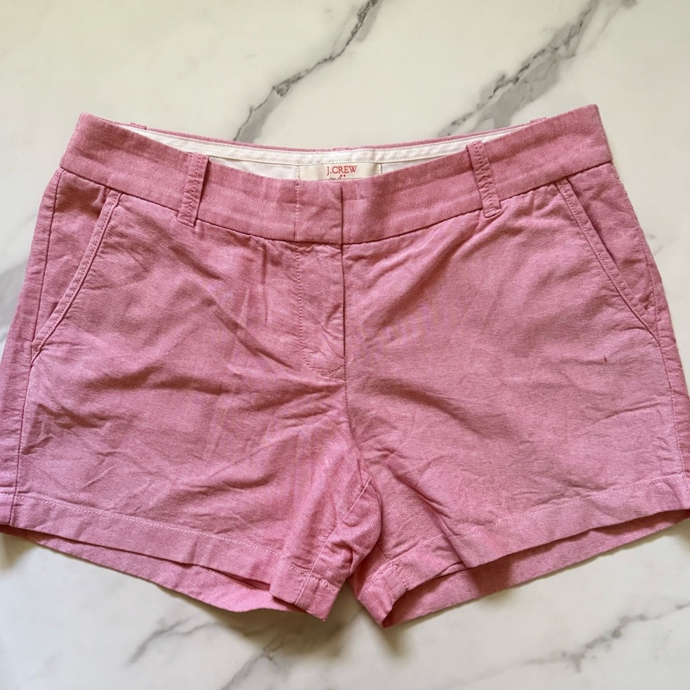 J. Crew Pink Chino Broken- in, 100% Cotton Women’s Shorts.